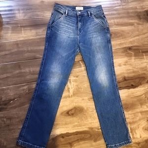 Frame cropped trouser jeans colour thistle size 26.